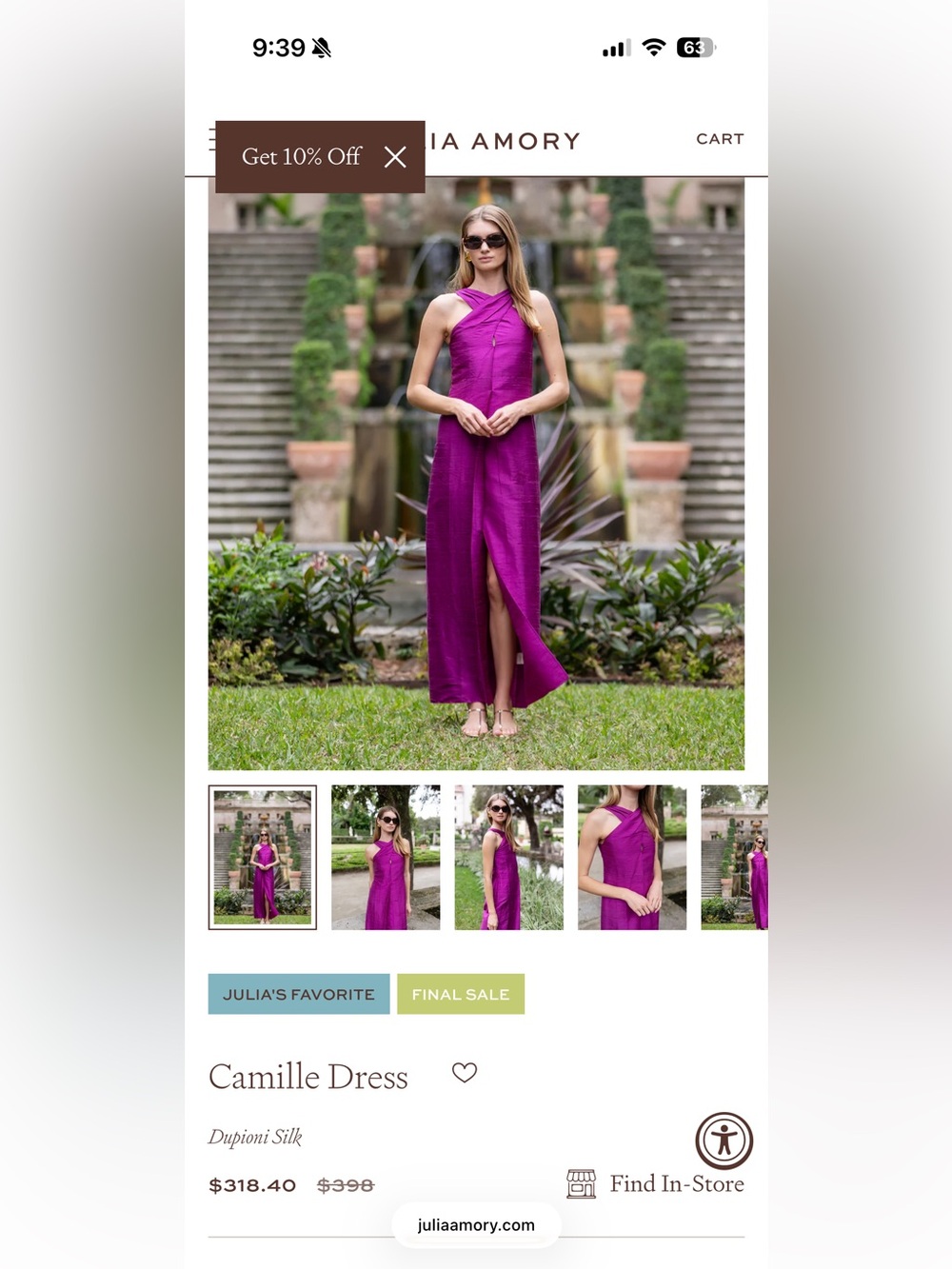 Camille Dress - Julia Amory - Picture 5 of 6